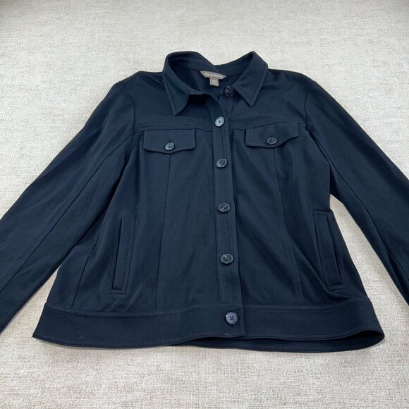 Tommy Bahama Women's SZ Medium Black Jacket - Picture 2 of 9